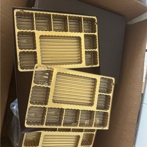 Gold Chocolate Box Inserts & boxes 10